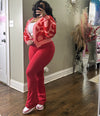 Illusion | Two Piece Set (Red)