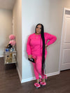 Running Errands | Two Piece Set (Fuchsia)