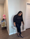 Running Errands | Two Piece Set (Black)