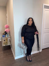 Running Errands | Two Piece Set (Black)