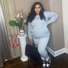 Running Errands | Two Piece Set (Heather Grey)