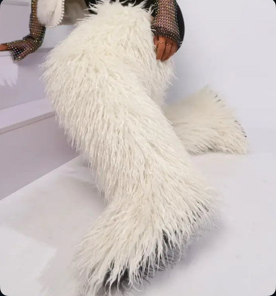 Over The Knee | Fur Boots (PREORDER)