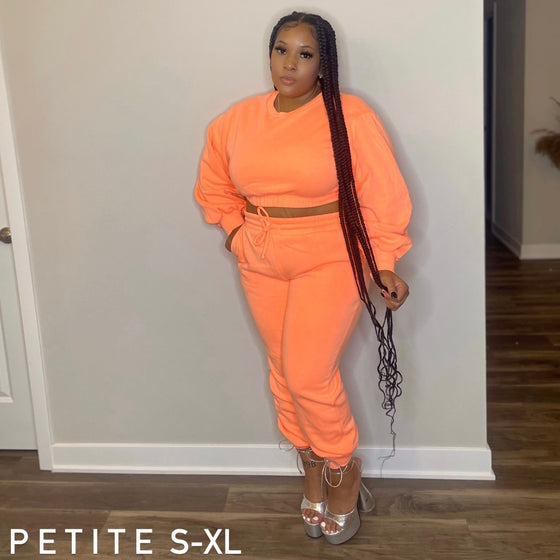 Bestie Bundle | Two Piece Sets (Neon Coral)