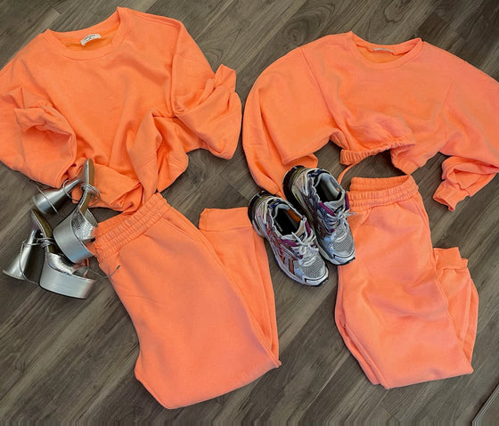 Bestie Bundle | Two Piece Sets (Neon Coral)