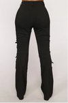 Black | Cutout Pants
