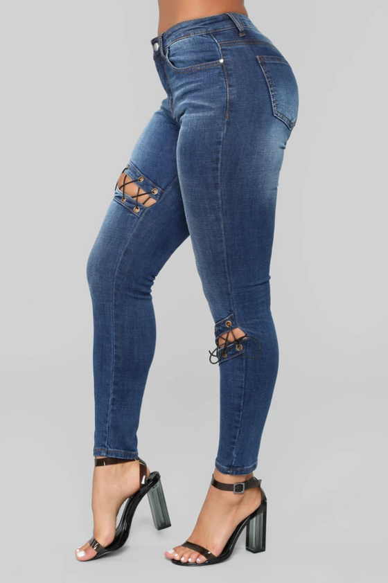 Minimum | Lace Jeans