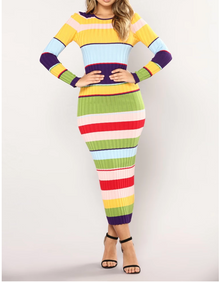  Multi Color | Midi Dress