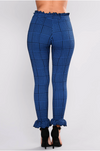 Blue/Black | Checkered Pants